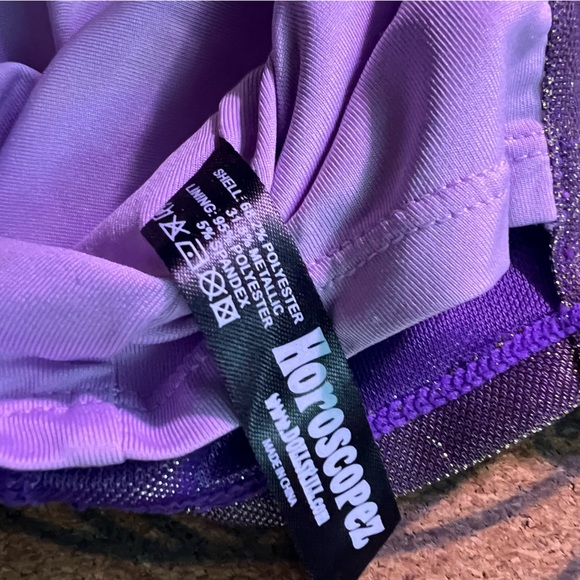 Horoscopez Women's | Mermaidcore Shimmer Club Mini Slip Skirt. NWoT size med - Picture 8 of 8